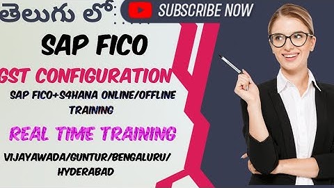 What is GST||GST Configuration steps||SAP FICO+ S4HANA Classes/FICO+ S4HANA online/Offline training