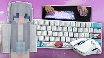 Bedwars Keyboard & Mouse Sounds With HANDCAM
