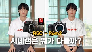 같은 세팅이라도 시네캠은 뭐가 다를까? | R5C vs R6m2 간단 비교