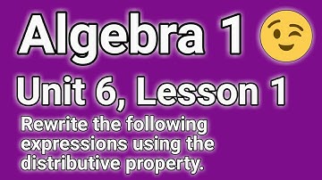 😉 Algebra 1, Unit 6, Lesson 1 | Retrieval Problems | Grade 9
