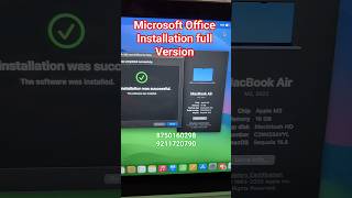 Microsoft Office Installation 2024 for mac laptop #how to download and install microsoft office2024
