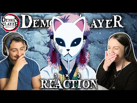 Demon Slayer 1x3 REACTION! | "Sabito and Makomo"