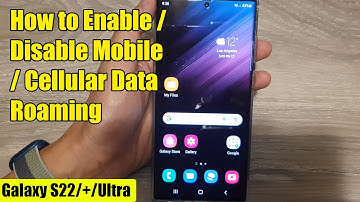 Galaxy S22/S22+/Ultra: How to Enable/Disable Mobile/Cellular Data Roaming