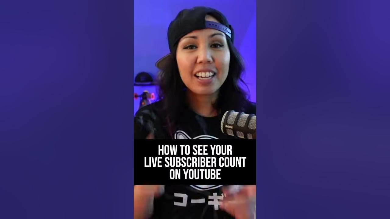 How to make a Live Subscriber count on