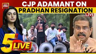 CJP Protest LIVE: CJP Adamant On Dharmendra Pradhan Resignation But Will Modi Govt Agree? |5ive LIVE