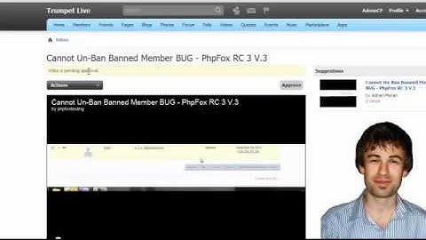 Video Action Button Behind Video BUG - PhpFox RC 3 V.3