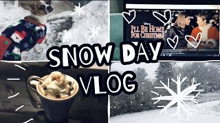 cozy snow day vlog ☕❄️