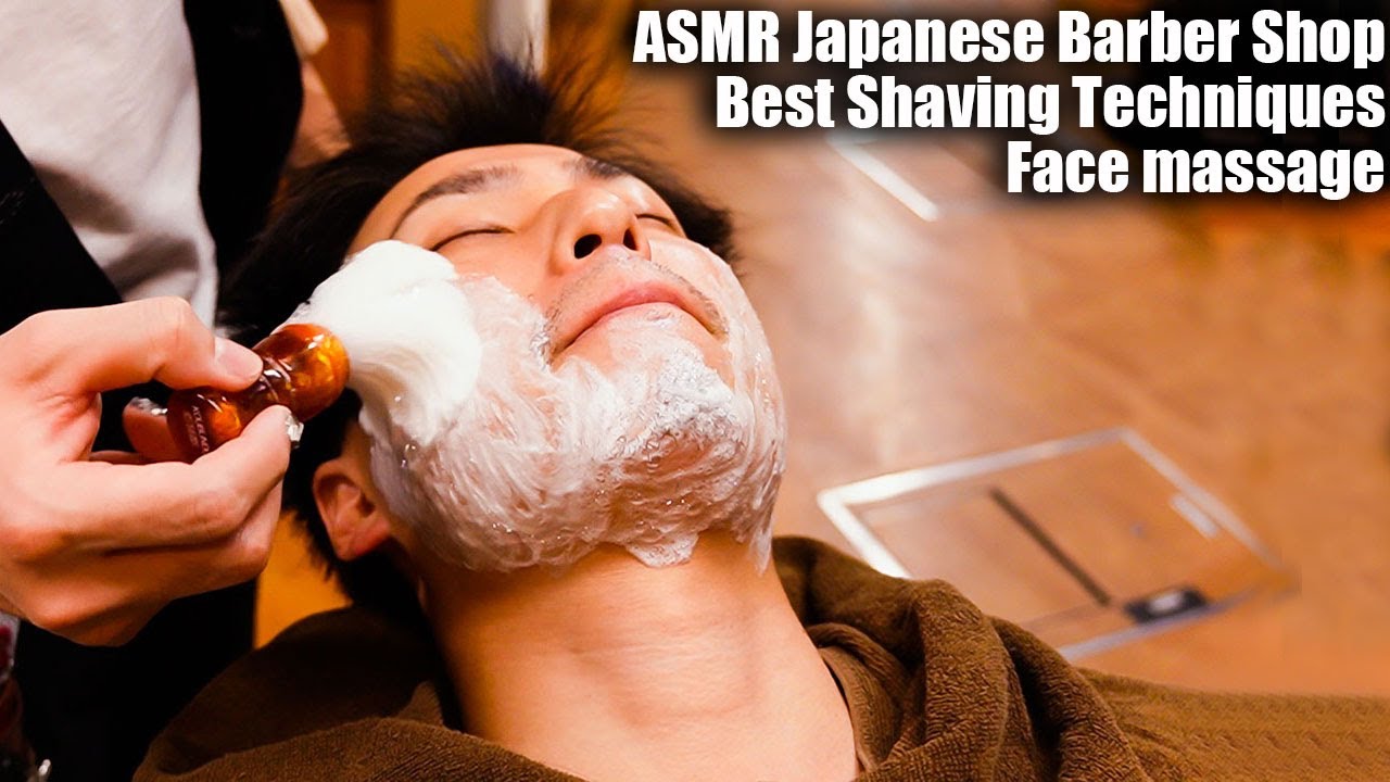 【理容室ASMR】最高の髭剃り・ハールワッサーヘッドマッサージ