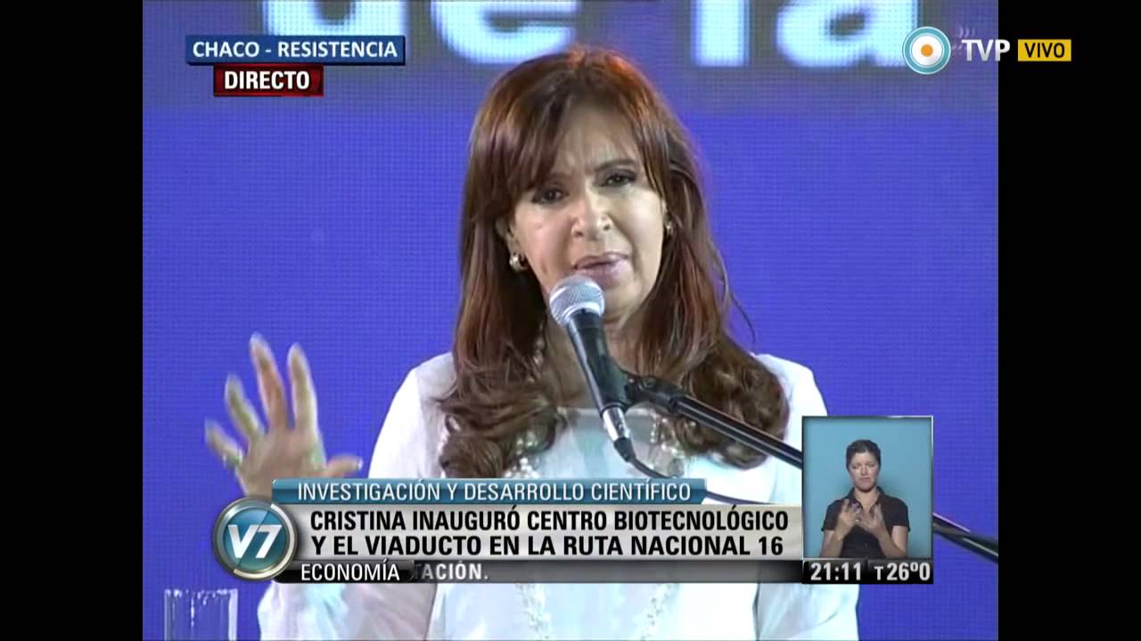 Cristina Kirchner. Obras para todos y todas en el Chaco. cristina fernandez facebook
