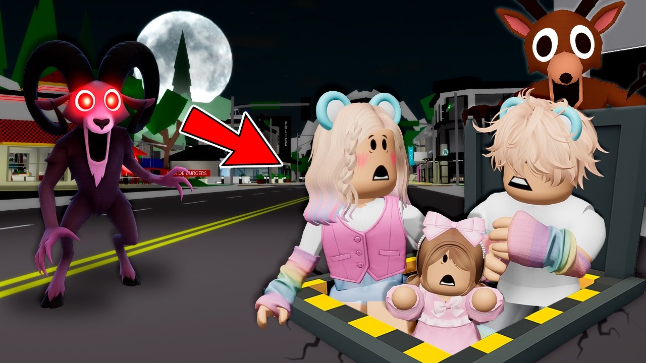 EU CRIEI UM BUNKER PARA SOBREVIVER AOS MONSTROS DO 99 NOITES NA FLORESTA em BROOKHAVEN