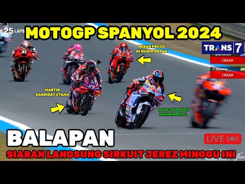 BRUTAL🔴BALAPAN MOTOGP SPANYOL 2024‼️BERITA MOTOGP HARI INI,MOTOGP HARI INI, MARQUEZ BAGNAIA MARTIN