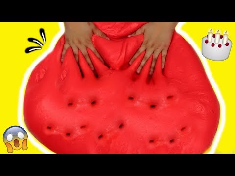 DIY Jumbo Red Velvet Clay SLIME! DIY Jumbo Red Velvet Clay SLIME!