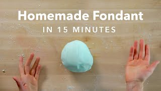 How to Make Homemade Fondant with Marshmallows