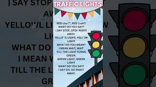 Poem On Traffic Light || #kidspoems #rhymes #nurseryrhymes