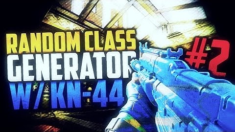 Black Ops 3 - "MOTHERSHIP DESTRUCTION!" KN-44 RANDOM CLASS! "RANDOM CLASS GENERATOR!" #2