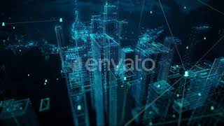Digital City Connect People HD | Motion Graphics - Envato elements