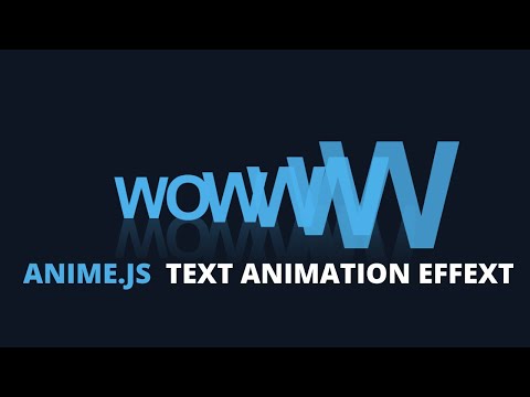 How to Create Text Animation Effects Using  Anime.js