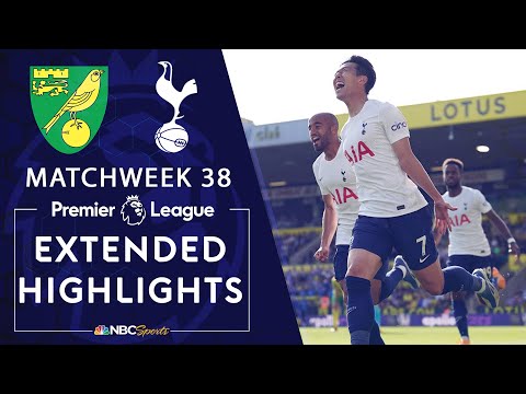 Norwich City v. Tottenham Hotspur | PREMIER LEAGUE HIGHLIGHTS | 5/22/2022 | NBC Sports