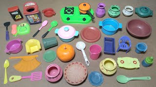 ASMR Unboxing Mini Cooking Toy Collection | Plastic Kitchen Toys | Miniature Toys