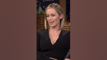 Thumbnail of #EmilyBlunt’s kids are picking up their dad’s American accent. #shorts