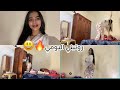 روتيني اليومي ترتيب الملابس ولغرفة