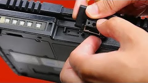 Replacing a Panasonic Toughbook CF-19 Lid Latch!