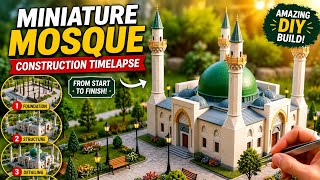 Miniature DIY Mosque Construction Timelapse 🕌 | Tiny Brick Build from Soil to Masterpiece (8K) Actualización