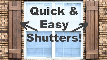 How to Build DIY Board and Batten Shutters | Plan Available