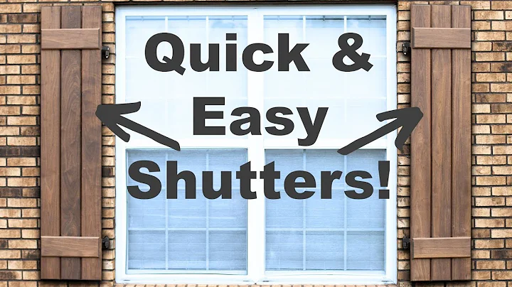 How to Build DIY Board and Batten Shutters | Plan Available