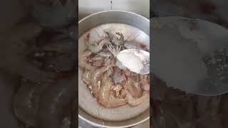 prawn fry ???  food shortvideo prawn @fahminurmuhamad