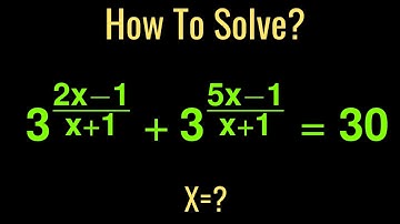A nice exponential equation -  you won