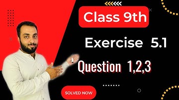 Exercise 5.1 ,Class 9 maths ,Question 1,2,3 #mathsolution #usmansarwar