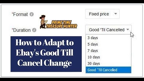 How to Adapt to Ebay