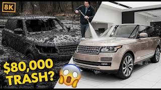 Found an $80,000 Range Rover Left for Dead in Deep Mud - Full ASMR Restoration