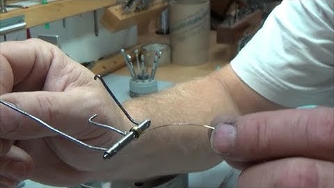 Making a spring wire for a Waterbury clock