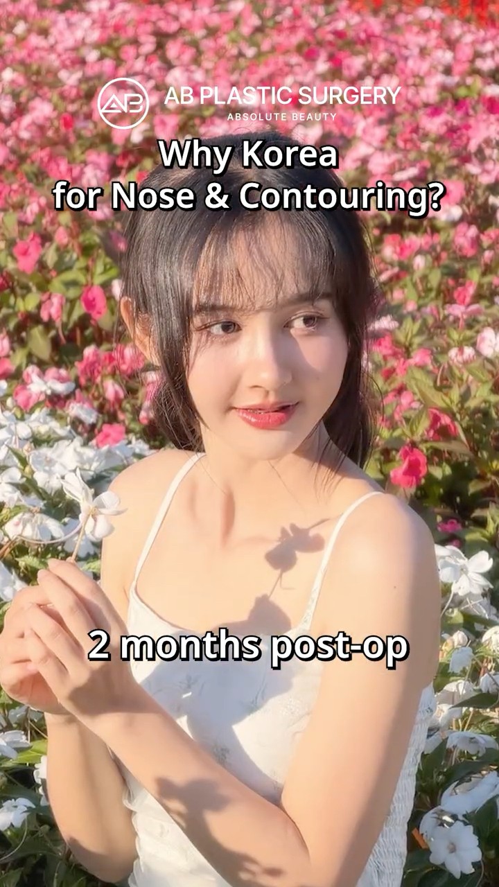 I Got Natural Facial Contouring & a Nose Job in Korea #shorts
