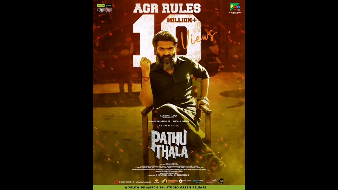 Pathu Thala Trailer cut WhatsApp status 10M Views 