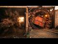 Unloading peat wagons with a narrow gauge rotary dumper / Вагоноопрокидыватель разгрузка вагонов УЖД
