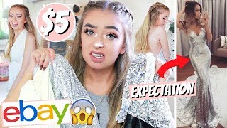 Trying on PROM DRESSES from EBAY for UNDER $15!!