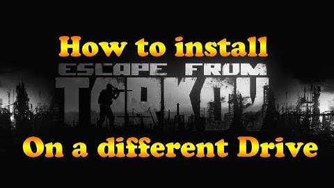 How to Install Escape from Tarkov on a different Drive other than c:/drive Tutorial
