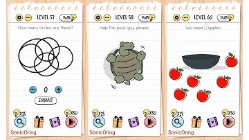 Brain Test Level 56 57 58 59 60 Walkthrough