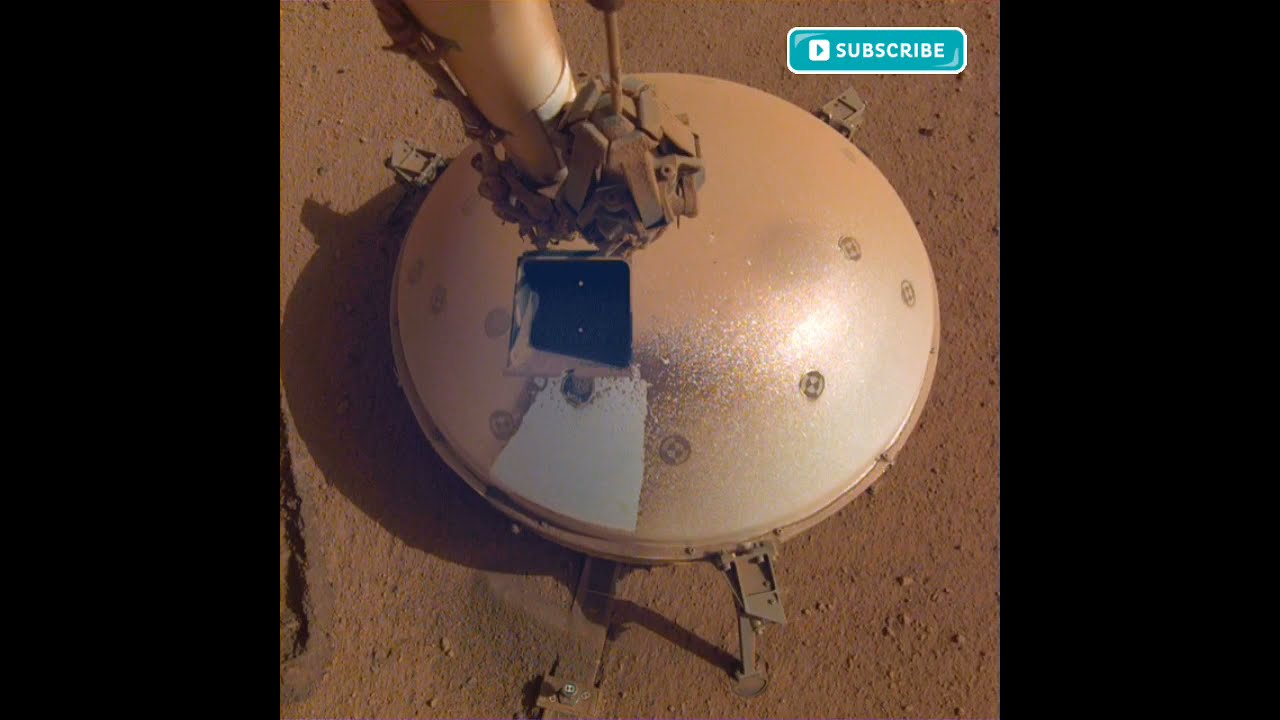 NASA's insight lander collecting samples from mars. |mars| |nasa|