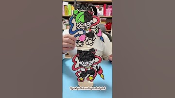 REVIEW tranh cát xốp Na Tra của ai làm đẹp hơn nhỉ các bạn #funny #diy #review