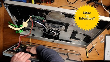 Converting An Apple Imac Into A Monitor - An Enjoyable Build!