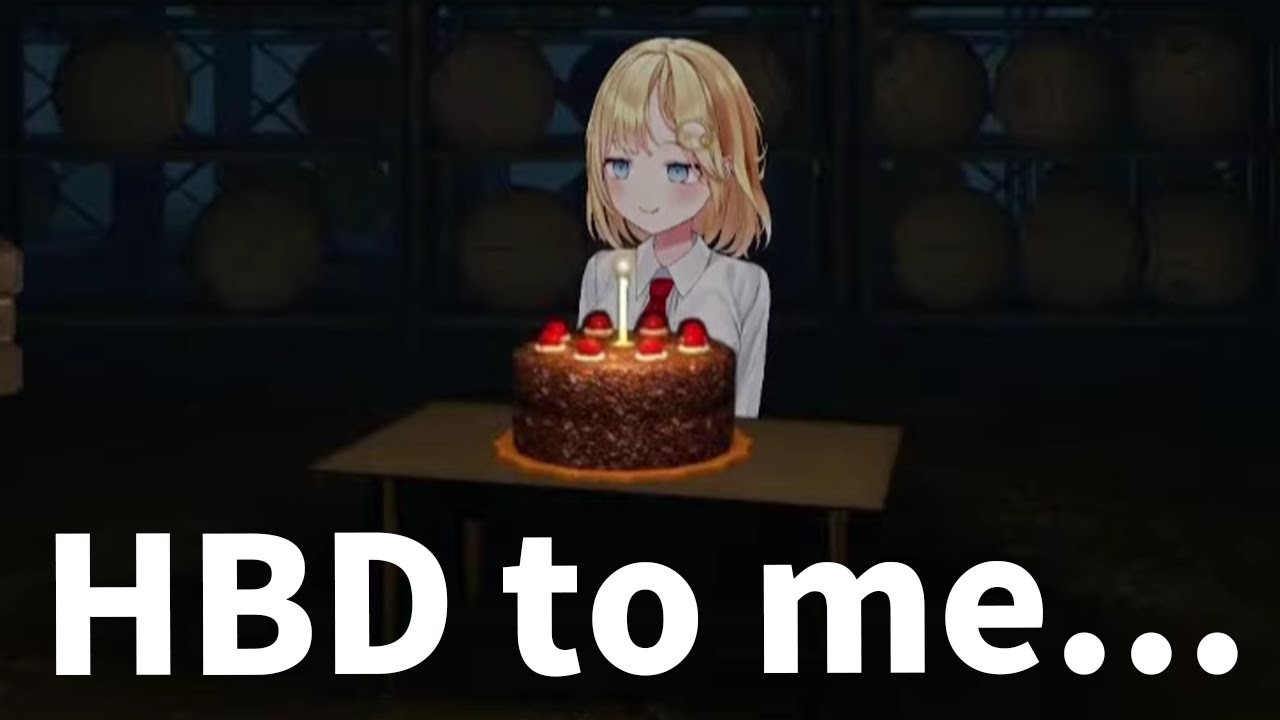 Amelia celebrates her birthday alone in an empty warehouse【HololiveEN】