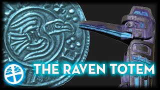 The Nordic Raven Totem