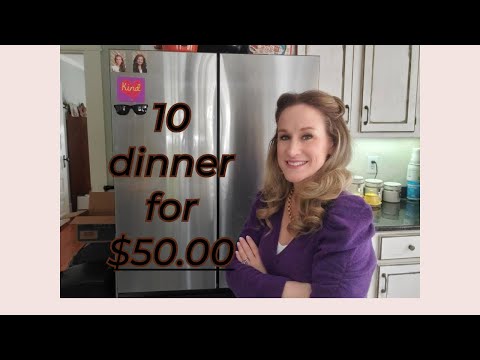 10 days of dinners for only $50.00!