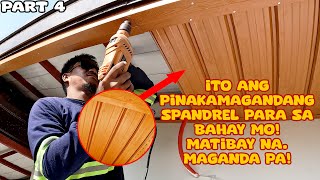 Ito ang pinakamagandang spandrel para sa bahay mo. matibay at maganda| Bungalow with Roofdeck part 4