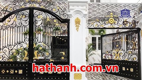 Cổng cửa lan can sắt mỹ thuật giá rẻ tại Nghệ An
