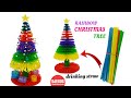 DIY RAINBOW CHRISTMAS TREE from Drinking Straw | pohon natal rainbow dari sedotan